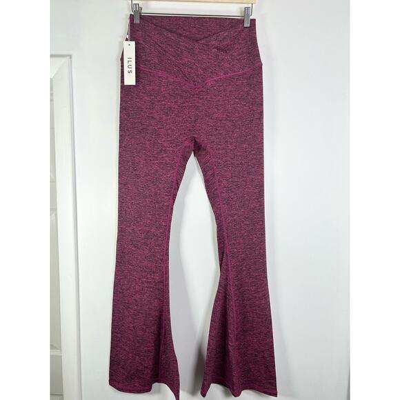 Ilus Label Cinched Cross Over Flare Leggings XXL NWT - Picture 3 of 11